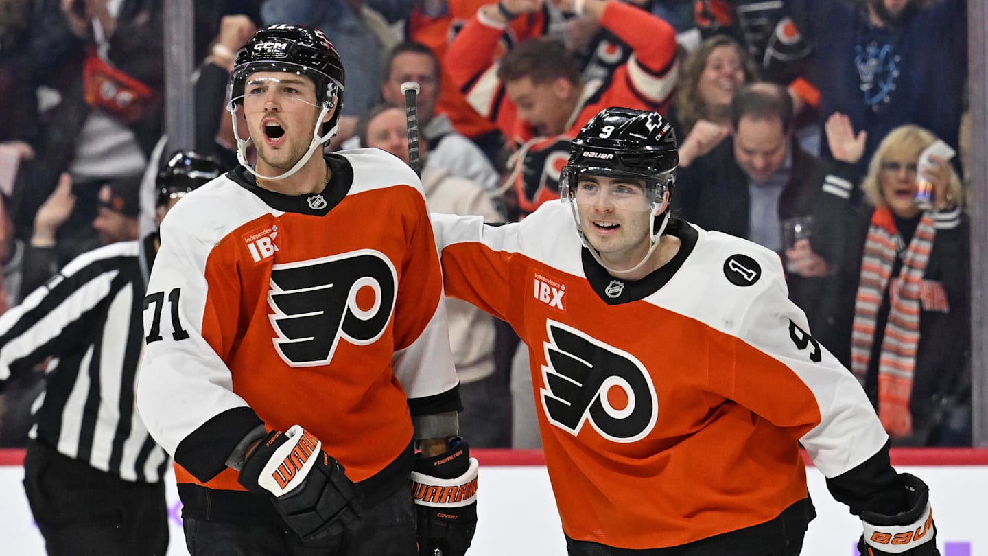 Philadelphia Flyers Make Franchise History With Rapid Goal Barrage