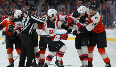 New Jersey Devils v Philadelphia Flyers