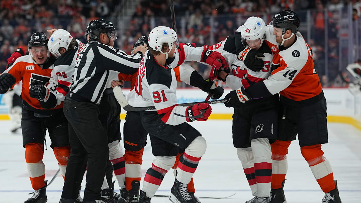 New Jersey Devils v Philadelphia Flyers