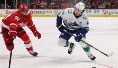 Vancouver Canucks v Detroit Red Wings
