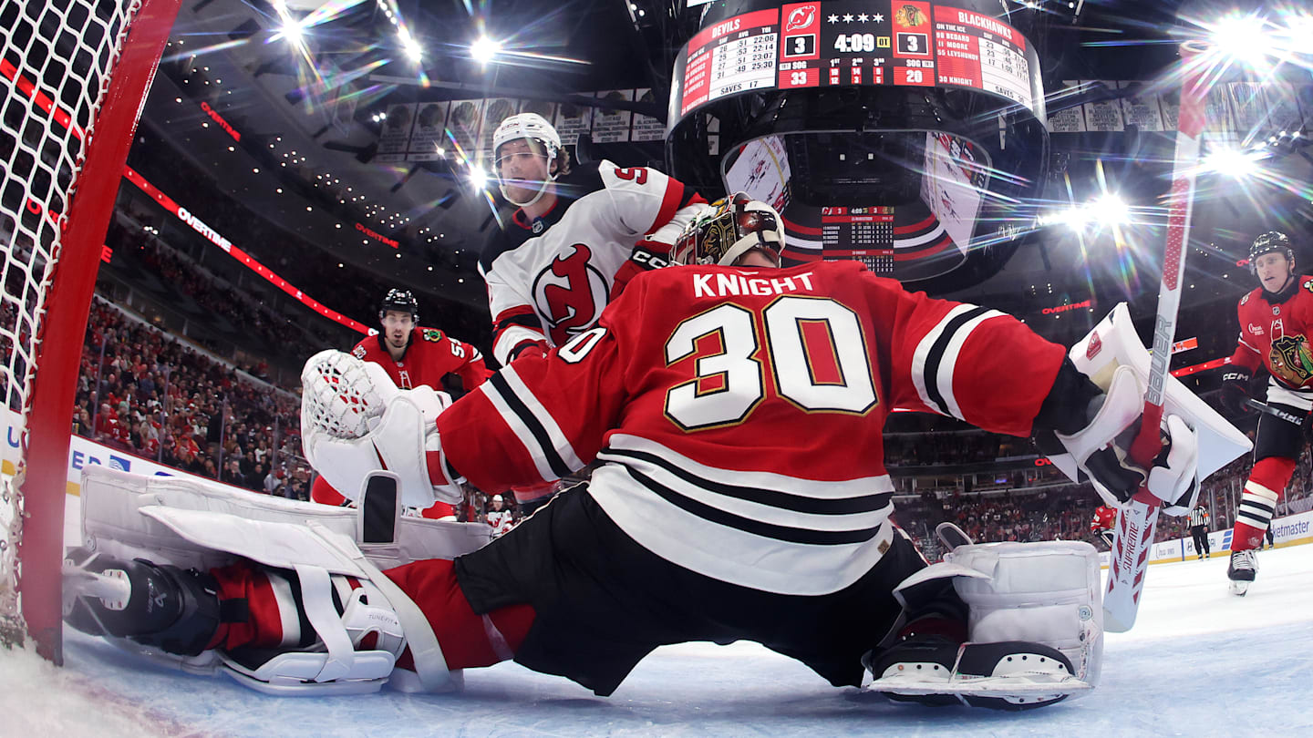 New Jersey Devils v Chicago Blackhawks