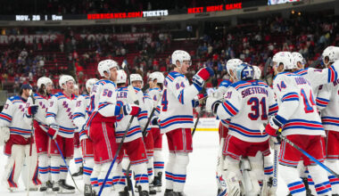 New York Rangers Forward Remains Unfazed by Carolina Hurricanes' Shot Volume