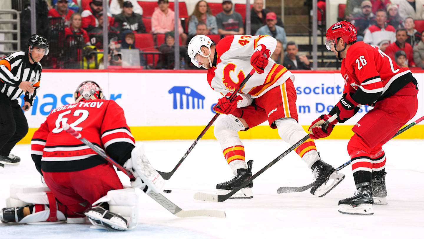 Calgary Flames v Carolina Hurricanes