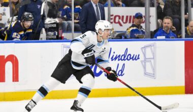 Utah Mammoth's Clayton Keller Thanks St. Louis Blues for Homecoming Tribute