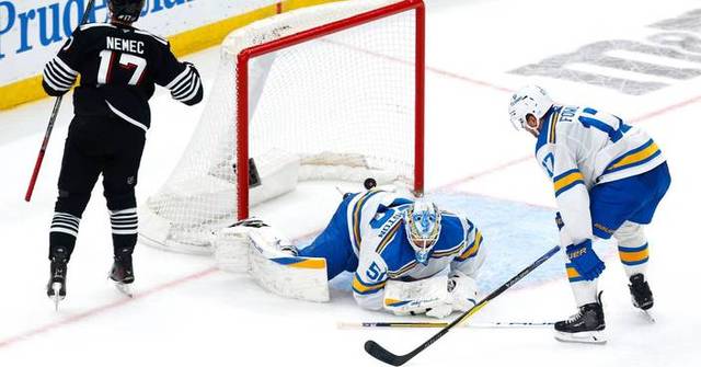 Simon Nemec's goal in overtime gives Devils a 3-2 victory over the Blues