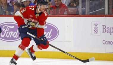 Florida Panthers forward Eetu Luostarinen is set to miss time on the ice after a freak injury