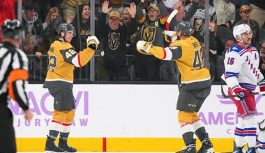 Golden Knights strike twice on power play, edge Rangers 3-2 -
Las Vegas Sun News