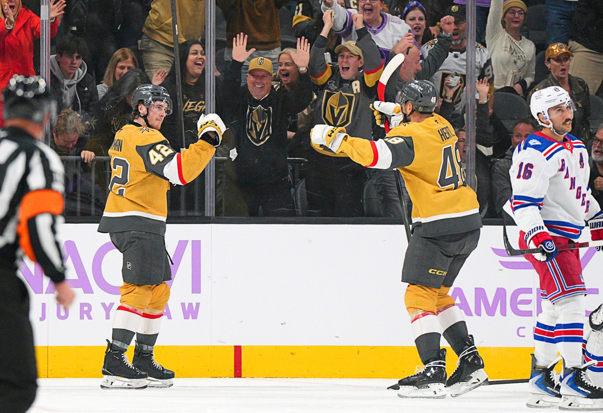 Golden Knights strike twice on power play, edge Rangers 3-2 -
Las Vegas Sun News