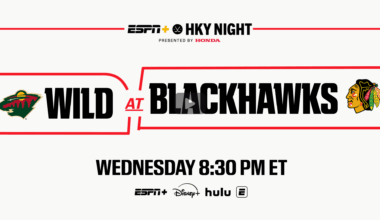Minnesota Wild face off against the Chicago Blackhawks Wednesday exclusively on ESPN+, Disney+ and Hulu
