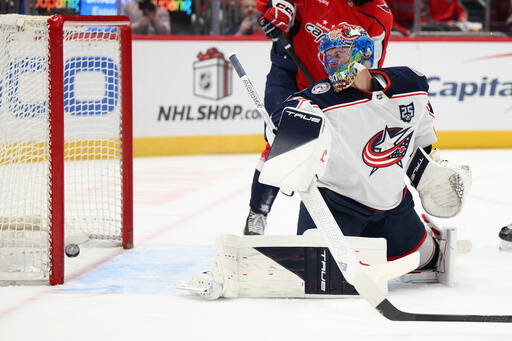 Chychrun scores twice to lift Capitals over Blue Jackets 5-1