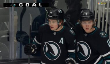 Sharks star Macklin Celebrini scores early goal vs. Mammoth – NBC Sports Bay Area & California