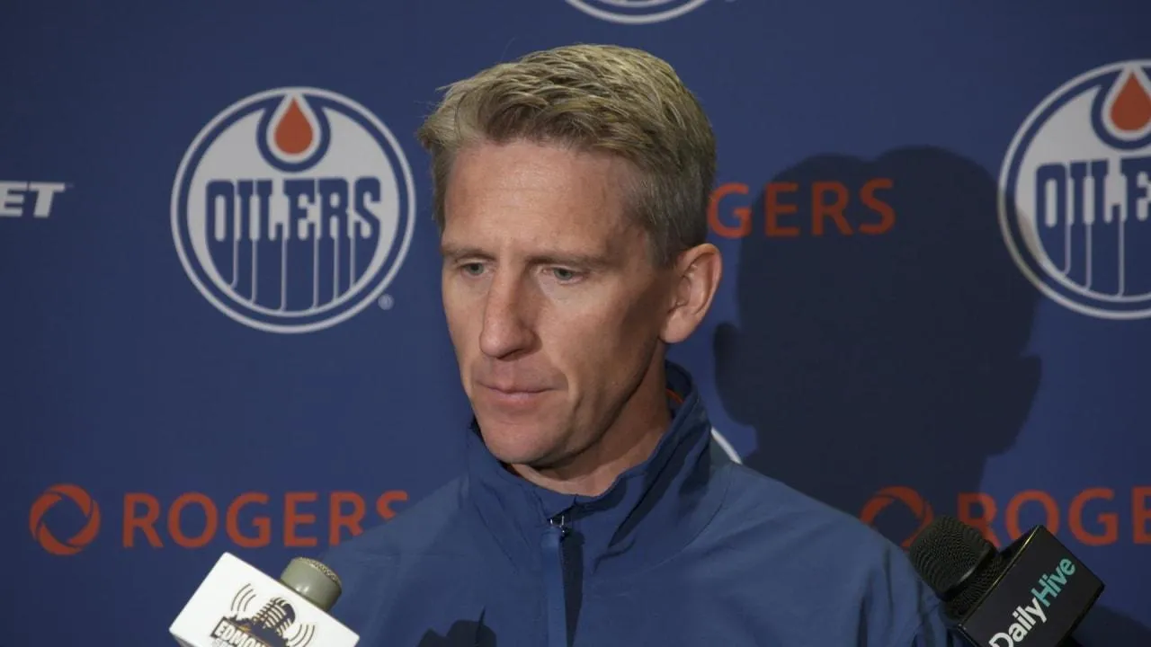 Rookie Oilers forward leaves practice with injury, could miss more time