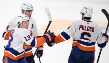 Islanders finish road trip with victory over Capitals