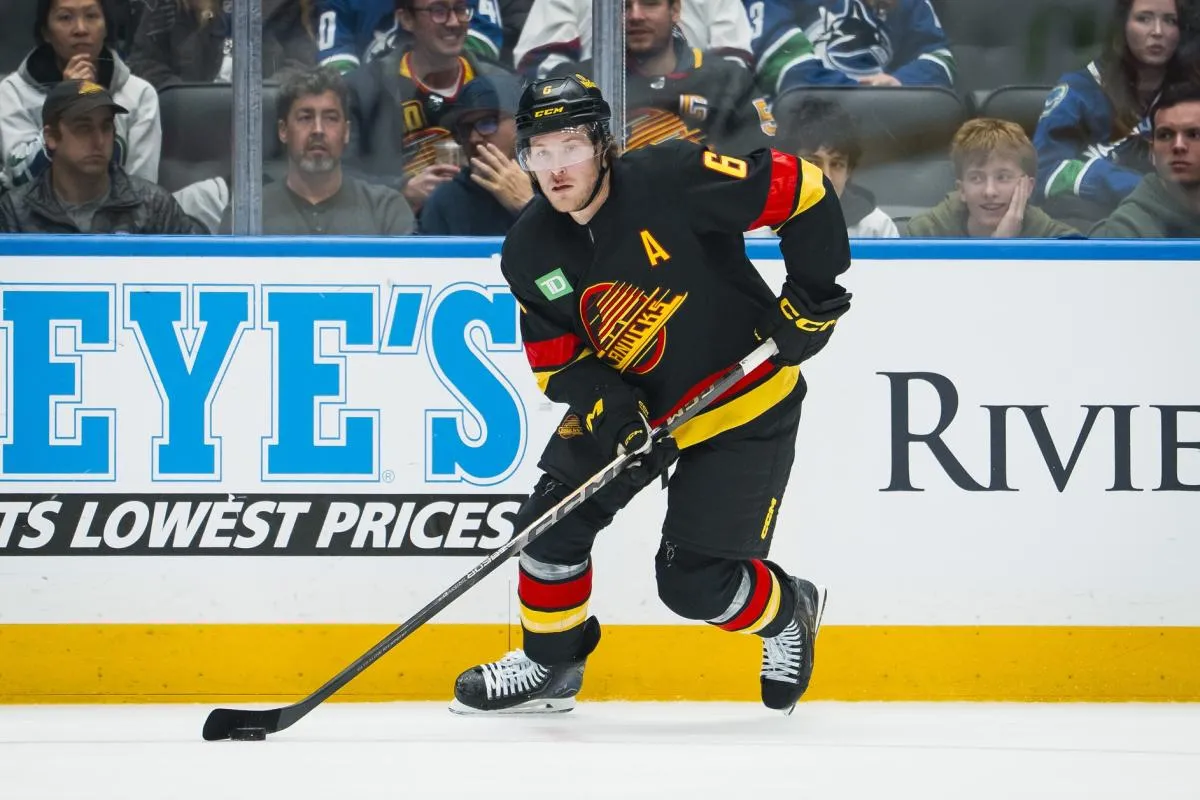 Vancouver Canucks HC Adam Foote Lets Fans Know the Extent of Brock Boeser's Injury