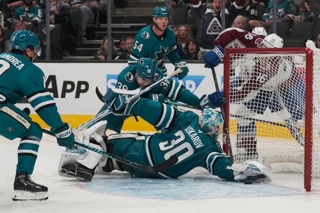 San Jose Sharks, Yaroslav Askarov beat Colorado Avalanche in overtime