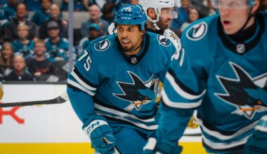 San Jose Sharks place Ryan Reaves on IR before game vs. Detroit Red Wings