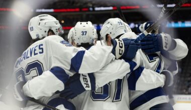 Guentzel scores in the 3rd period as the Lightning beat the Mammoth 4-2 for their 5th straight win