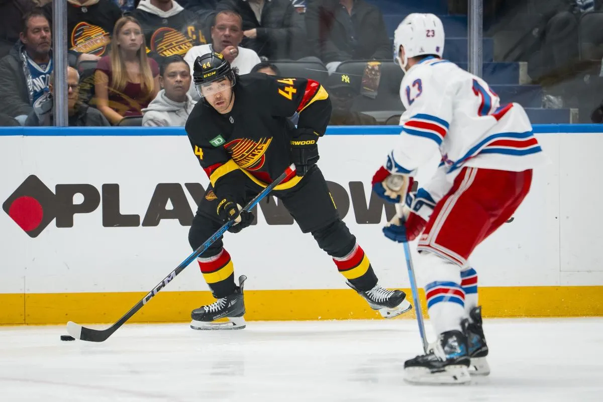 Vancouver Canucks Reportedly Hesitant to Re-Sign Kiefer Sherwood to a Contract Extension