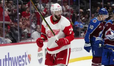 Red Wings send forward down to the AHL's Grand Rapids Griffins Monday