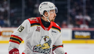 Griffins' Leonard leads AHL in goals; Spartans remain No. 1