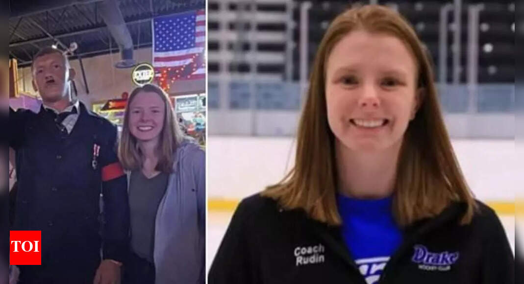 Drake hockey coach Jessie Rudin removed after Hitler Halloween photo sparks outrage over Nazi costume | NHL News