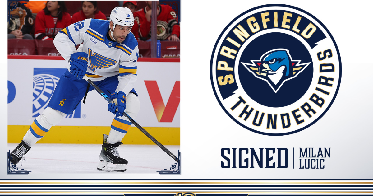 Springfield Thunderbirds | T-Birds Sign F Milan Lucic to PTO
