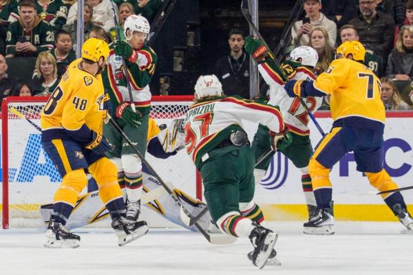 Wild allow last-second goal, recover to beat Predators in OT