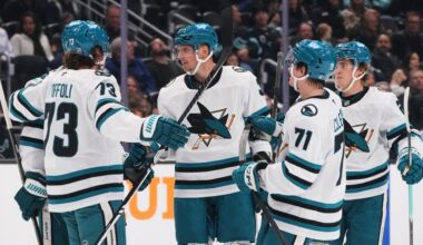 Celebrini leads Sharks to 6-1 win over Kraken