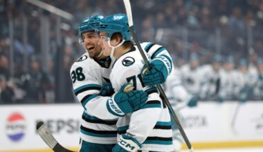 Macklin Celebrini, San Jose Sharks rout Seattle Kraken in big road win