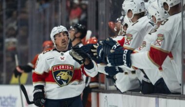 Brad Marchand scores 2 goals, Panthers get their road trip rolling with 5-2 win over LA Kings