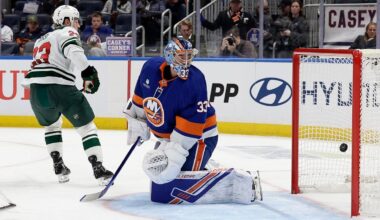 Isles' sloppy play against Wild halts five-game point streak at UBS Arena