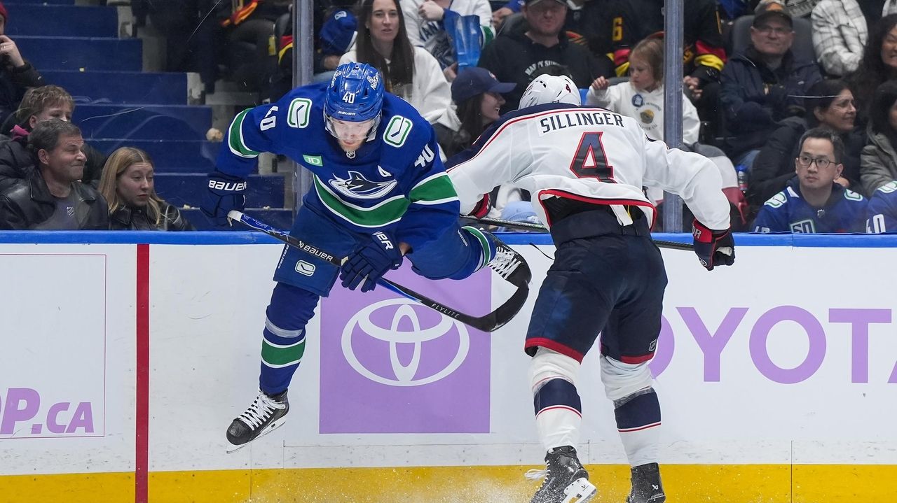Boeser, Lankinen lead the Canucks to a 4-3 victory over the Blue Jackets