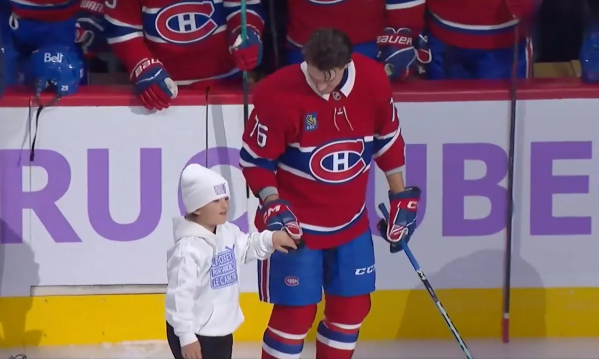 A Touching Pre-Game Moment at the Bell Centre You Might Have Missed