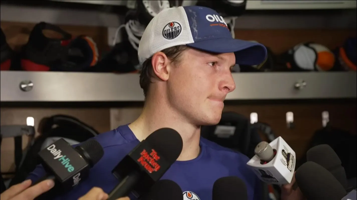 Trent Frederic answers toughest question, Oilers analyst warns team may make surprise move