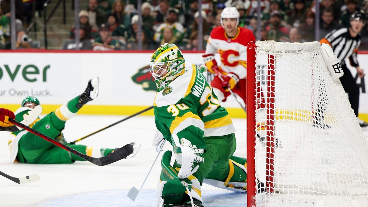 Wallstedt makes 36 saves, Boldy has goal and assist in Wild's 2-0 win over Flames