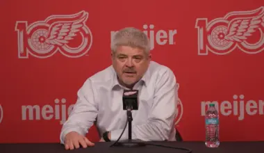 Red Wings' Todd McLellan slips up and reveals that trades are incoming from Steve Yzerman