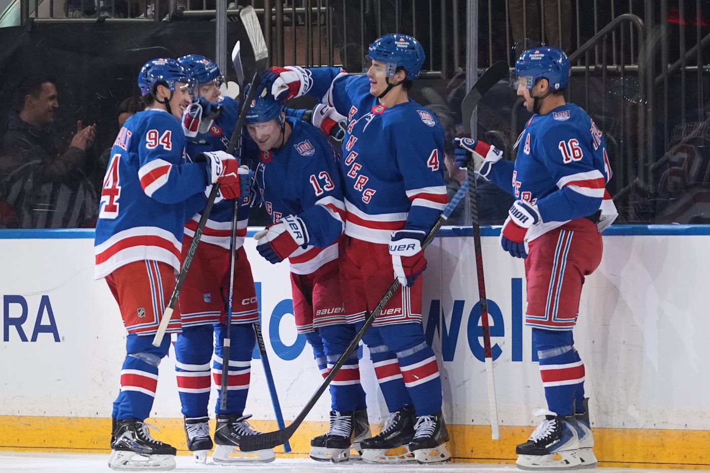 NHL roundup: Rangers defeat Predators 6-3 for first home win