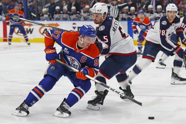 Connor McDavid’s magic helps Oilers to comeback win over Blue Jackets
