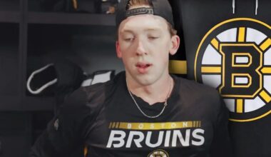 "Angry" Mason Lohrei Trying to Stay Positive After Sitting for Bruins
