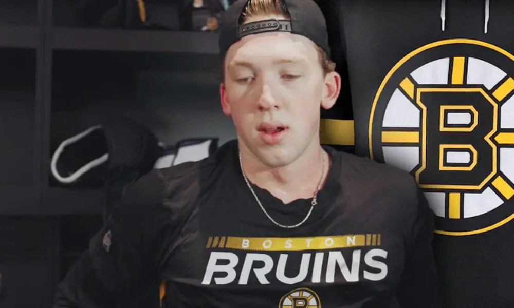 "Angry" Mason Lohrei Trying to Stay Positive After Sitting for Bruins