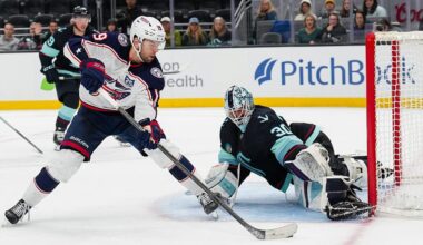 Kraken fall 2-1 in shootout to Blue Jackets