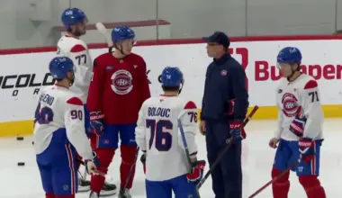 Martin St. Louis invites a special guest to help sharpen the Canadiens' game in Brossard