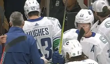 Vancouver Canucks Captain Quinn Hughes Forced to Exit Game Against the Winnipeg Jets with Concerning
