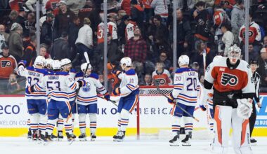 Roslovic’s OT goal lifts Oilers over Flyers 2-1