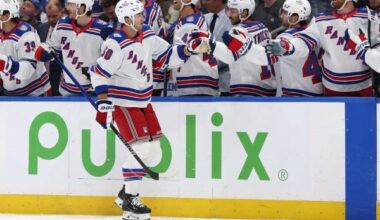 Game-opening barrage propels Rangers to rout of Lightning