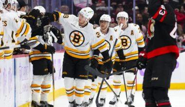 Stutzle scores two, Ottawa Senators down Bruins 5-3 to snap Boston’s win streak