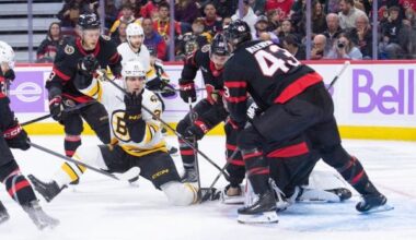 Tim Stutzle’s 2 goals help Senators spoil Bruins’ rally