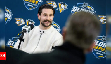 Predators forward Filip Forsberg partners with the NHL to donate hockey gear to youth in Sweden | NHL News