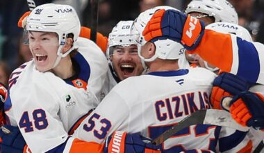 Isles' Matthew Schaefer scores in OT, extends winning streak to four