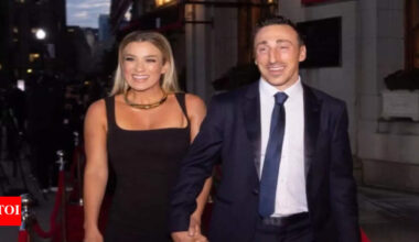 Brad Marchand hits 1,000 NHL points: Wife Katrina cheers loudest for Panthers star’s record-setting achievement | NHL News